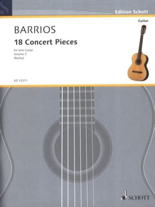 18 Concert Pieces For Solo Guitar - Volume 2